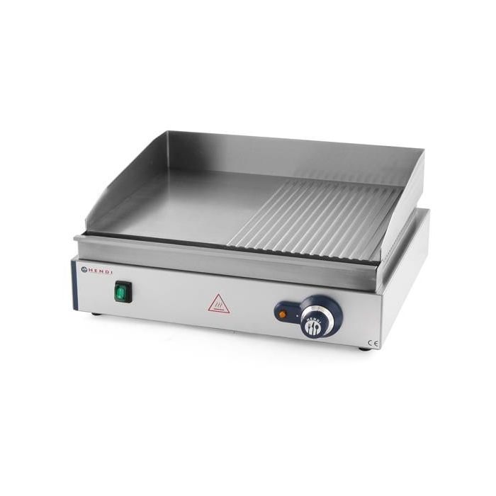 Płyta grillowa 1/2 gładka, 1/2 ryflowana - 203156