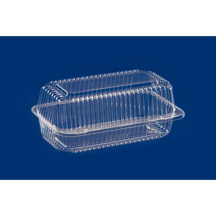 Rectangular container 229x136 for cakes, biscuits, ice cream PET, 50 pieces