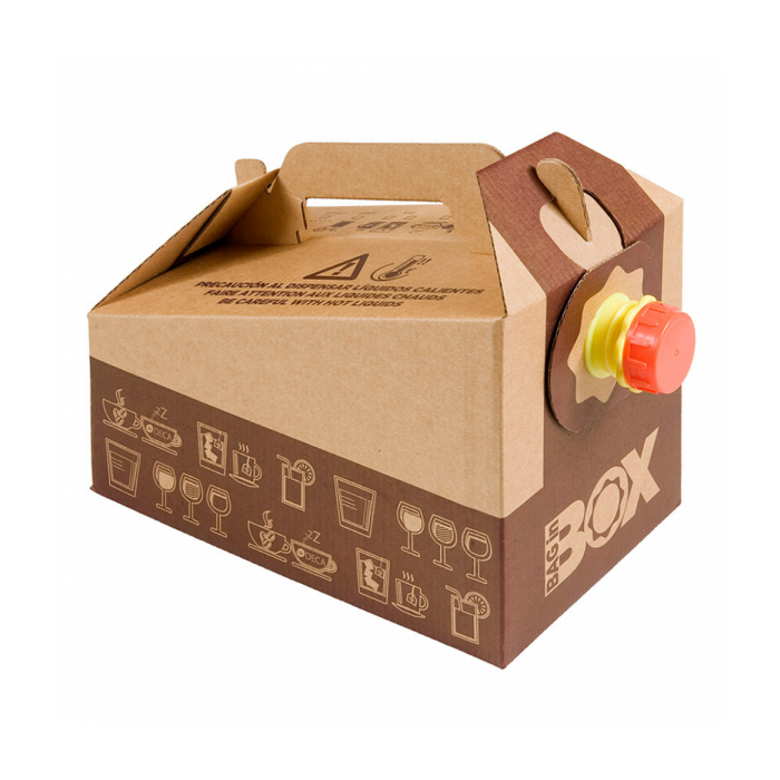 BAG IN BOX 5L 160oz for transporting beverages, 25pcs.