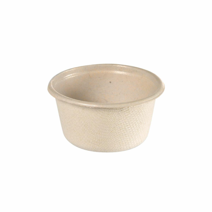 Sosjerka fi.63mm z trzciny 60ml PBAT/PLA op.150szt. (k/10) PFAS Free