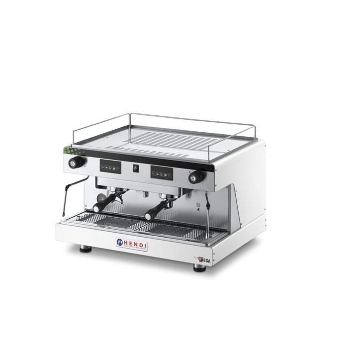 Ekspres do kawy kolbowy HENDI Top Line by Wega 2 grupowy - czarny - kod 208946