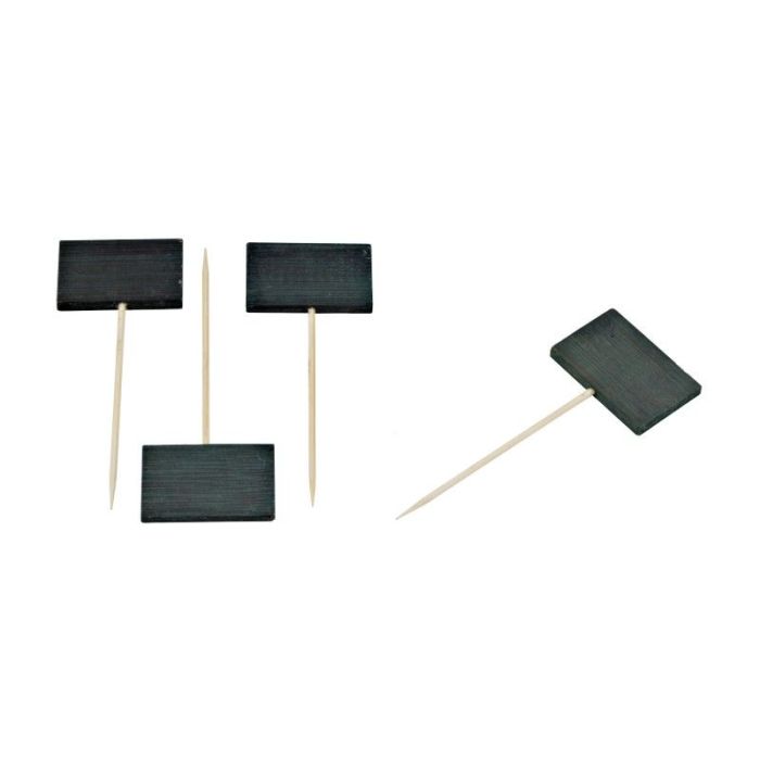 FINGERFOOD - black mini blackboard TIKON 9cm pkg. 20 pcs