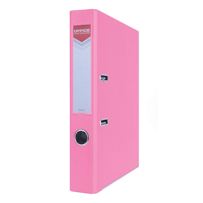 Binder OFFICE PRODUCT Officer with reinforced edge, A4/55mm, pink