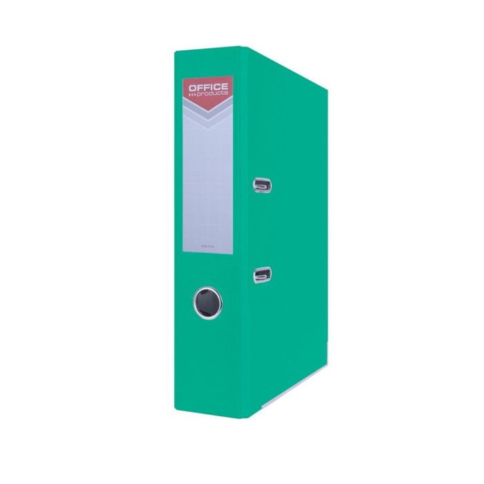 Binder OFFICE PRODUCT Officer with reinforced edge, A4/75mm, turquoise