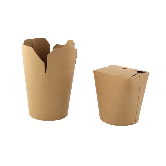 PASTABOX brown kraft 950ml op.25pcs. 92/105 x h. 95mm (20) TO EXCHANGE SALE