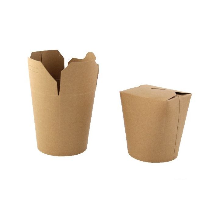 BOX KRAFT Kebab, Paste BOX brown 750ml, 50 pieces