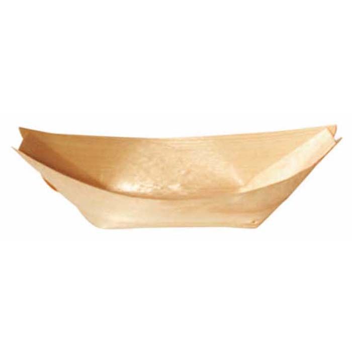 FINGERFOOD boats 20x67mm, 100pcs wooden bowl (k/8)