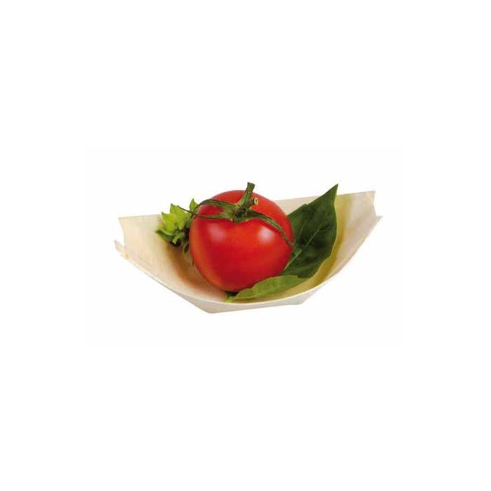 FINGERFOOD boats 20x67mm, 100pcs wooden bowl (k/8)