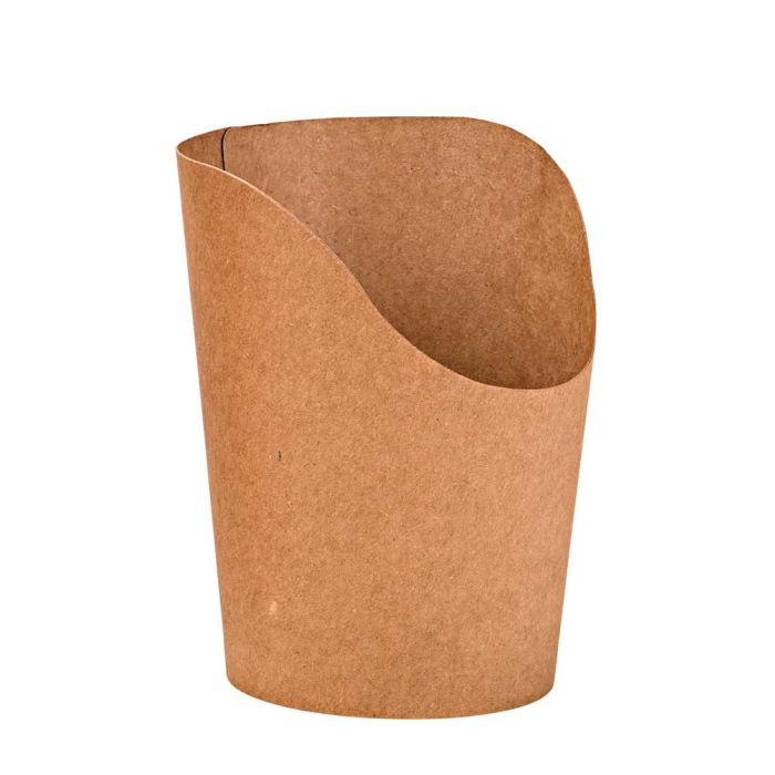 Kubek wrap/tortilla mały op.100szt. h.105mm/fi.70mm kraft (k/25) 270 ml
