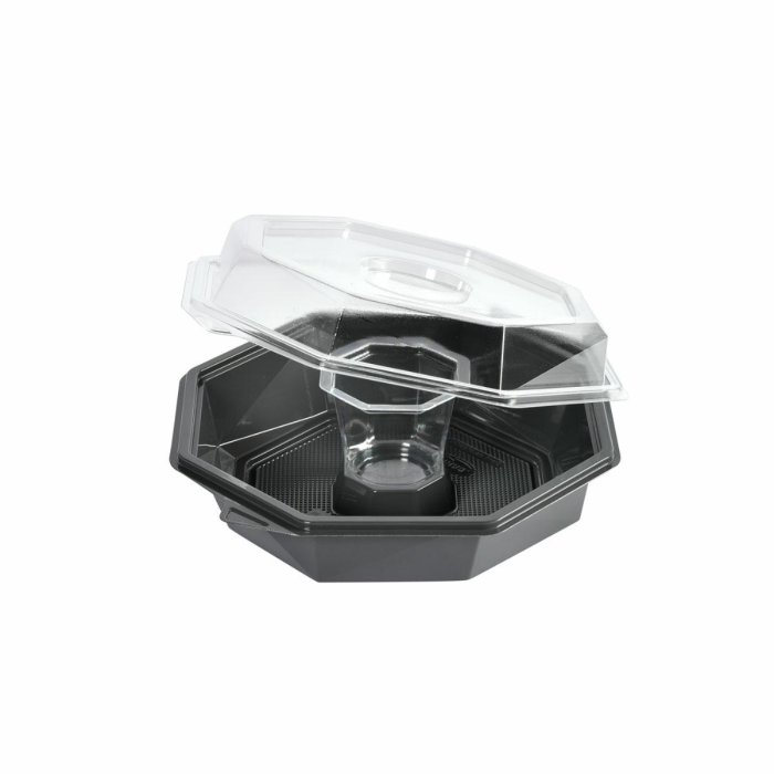 DUNI Octaview® 795ml container, pack of 280 (per 1) with sauce ladle