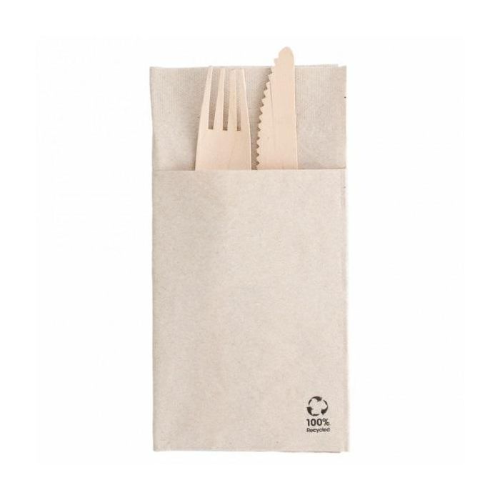 Etui na sztućce Feel Green 100% recykling op. 50 sztuk