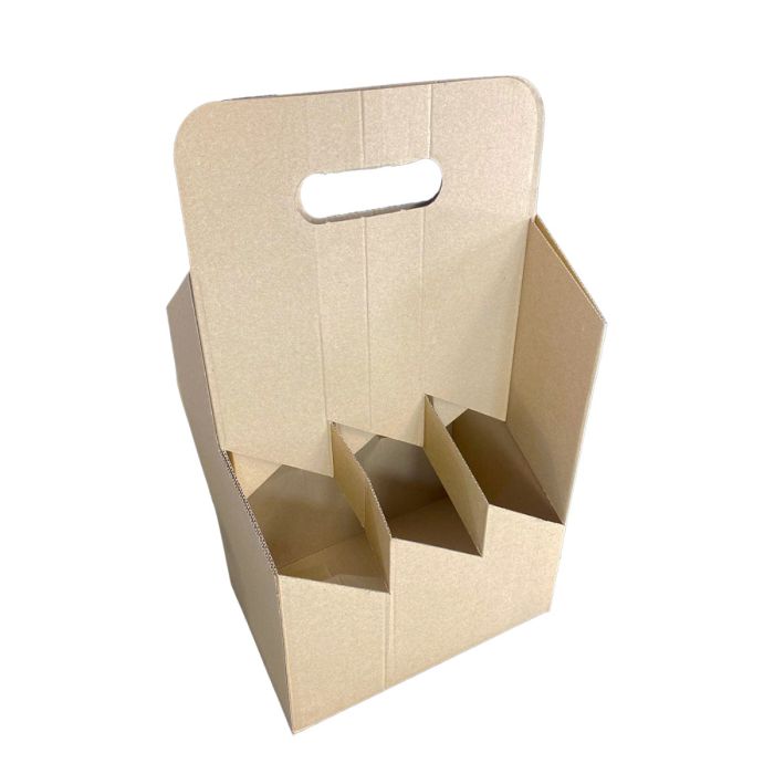 Carrier for 6 bottles 0,5l foldable, 20pcs