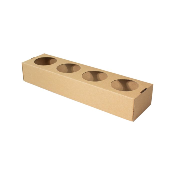 Catering box Party Box insert for 4 sauces into a box of length 315mm, op.50szt. TnG