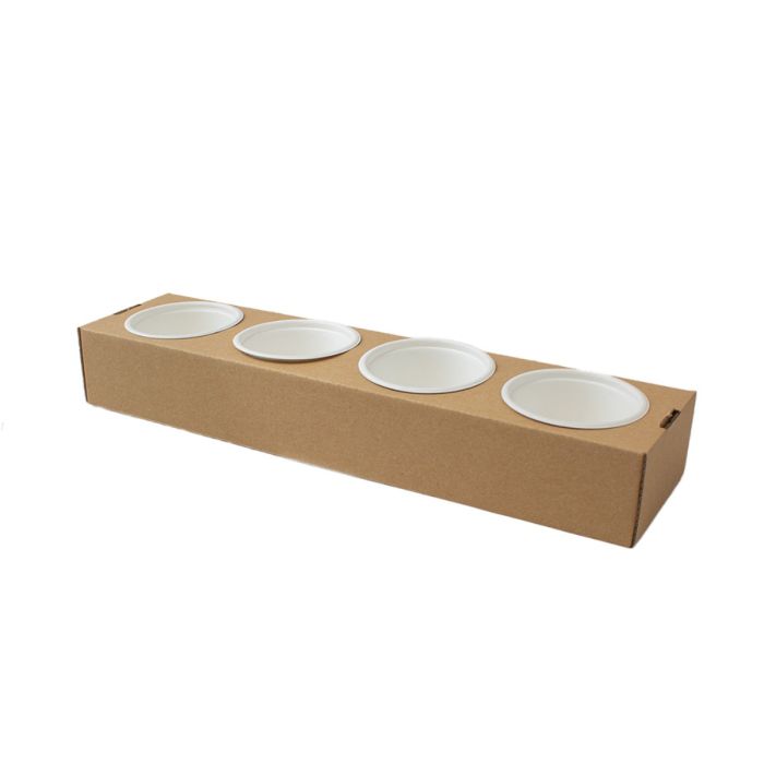 Catering box Party Box insert for 4 sosy into a box of length 350mm, op.50szt. TnG