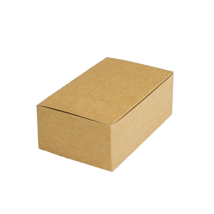 Box chicken, brown, without print, 160x100x60 mm,  100pcs.