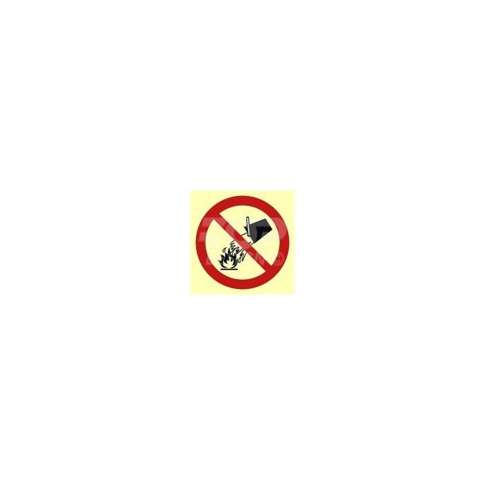 Water extinguishing prohibition D1-200 x 200mm BA003D1FN