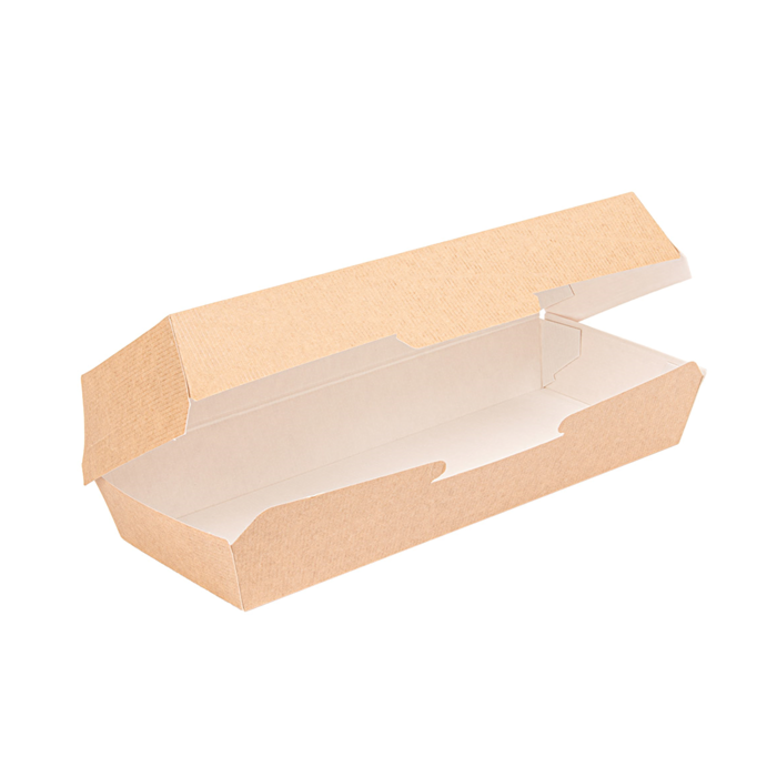 Kraft panini box 26.5x12.2x7cm, 50pcs. (k/6)
