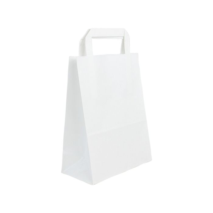 Torba klockowa 180x85x230 z uchem biała 70g