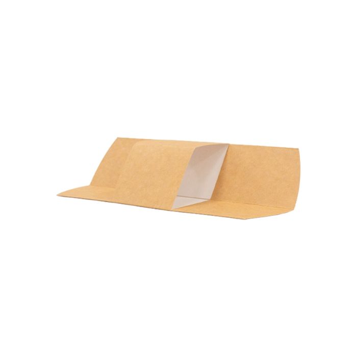 Tray box wrap/tortilla kraft/white 120x240mm op.100pcs(k/10) TnP