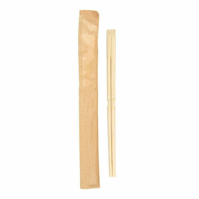 Pałeczki bambusowe 20cm koperta kraft pojedynczo pakowane, op.100szt (k/10)