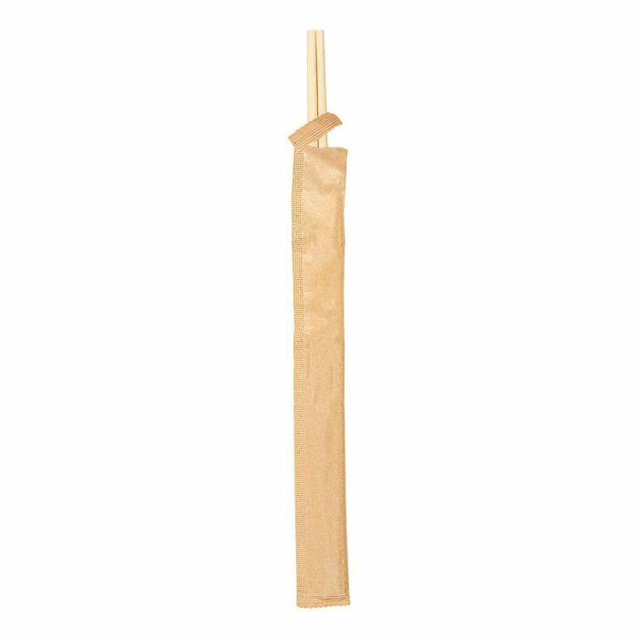 Pałeczki bambusowe 20cm koperta kraft pojedynczo pakowane, op.100szt (k/10)