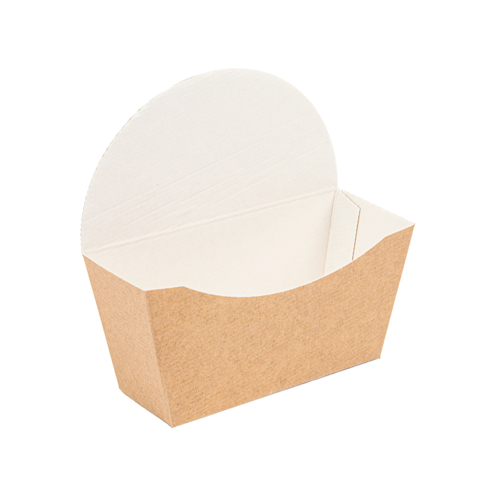 Pudełko brązowe na bajgla 120x120x45mm   op.100szt. (k/10) THEPACK