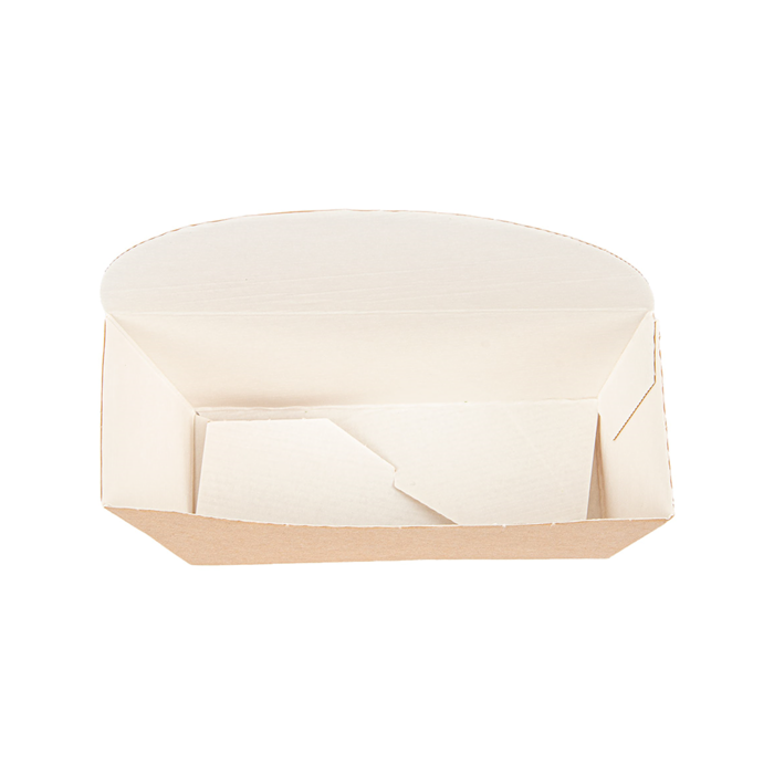 Pudełko brązowe na bajgla 120x120x45mm   op.100szt. (k/10) THEPACK