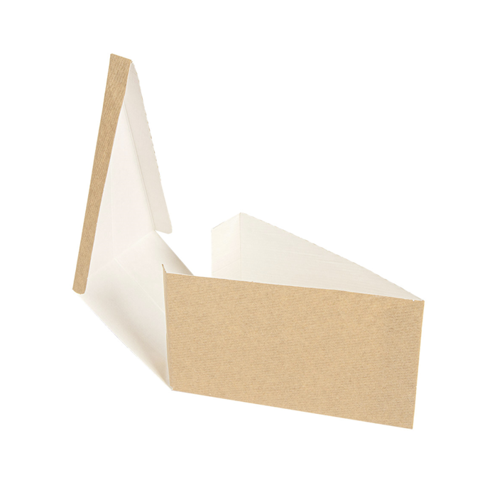 Pudełko trójkąt na ciasto 14,4x8,5x9cm op.100szt.(k/6) THEPACK
