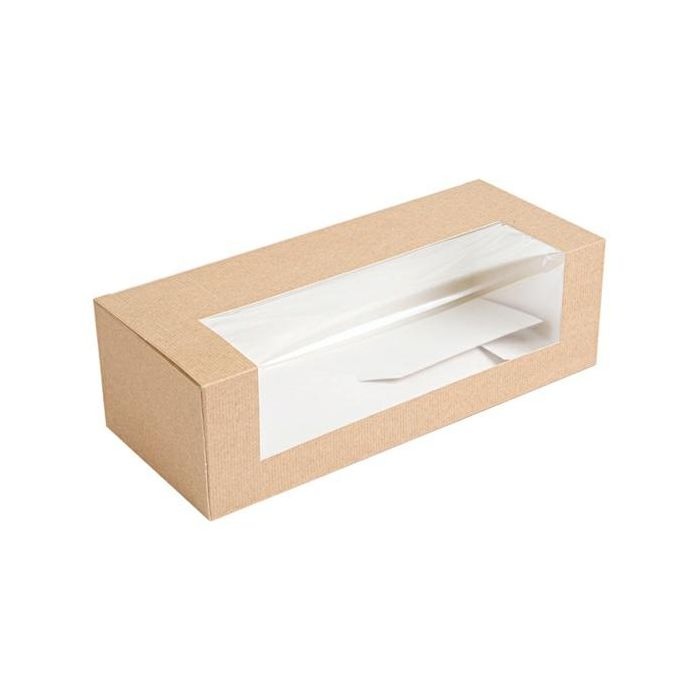 Box with window 26x11x8cm op.50pcs. (k/6) THEPACK