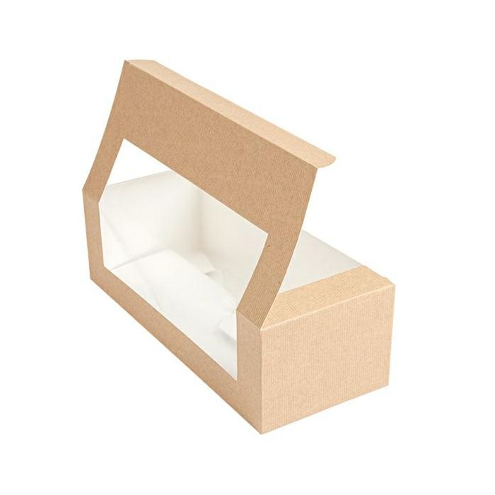 Box with window 26x11x8cm op.50pcs. (k/6) THEPACK