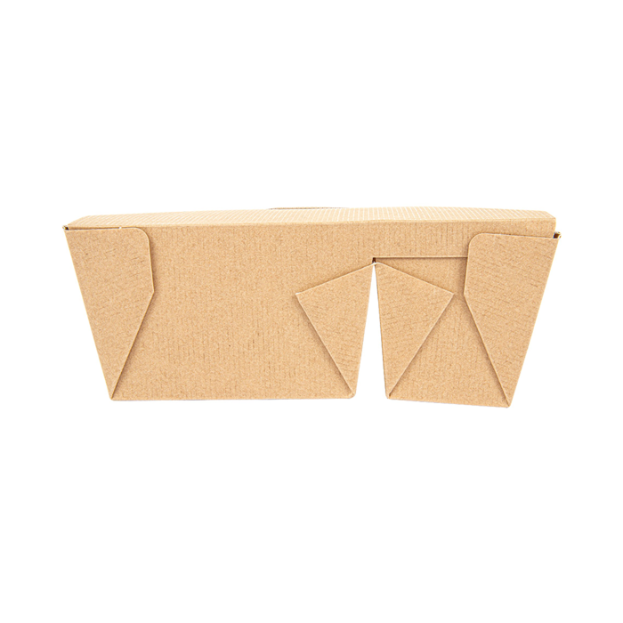 TAKEOUT BOX 15.2x12.1x6.5cm DIVIDED 900+450ml, 50pcs (k/6) THEPACK