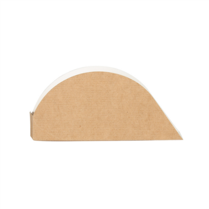 Brown taco tray 15x2x7cm, pack of 200 (k/6) THEPACK