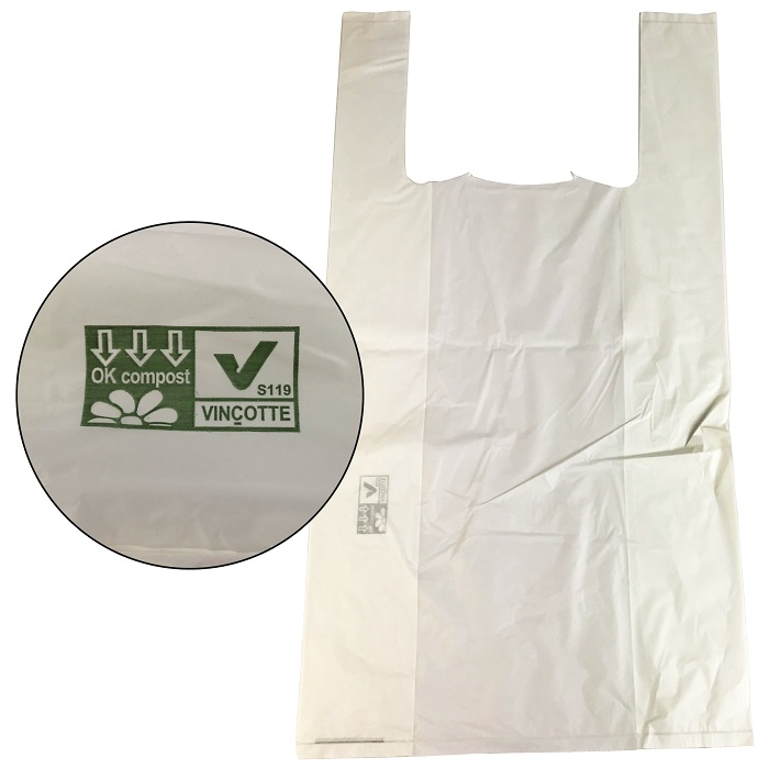 EKO 30/10/60 biodegradable carrier bags in accordance with EN 13432:2002 op. 500 units