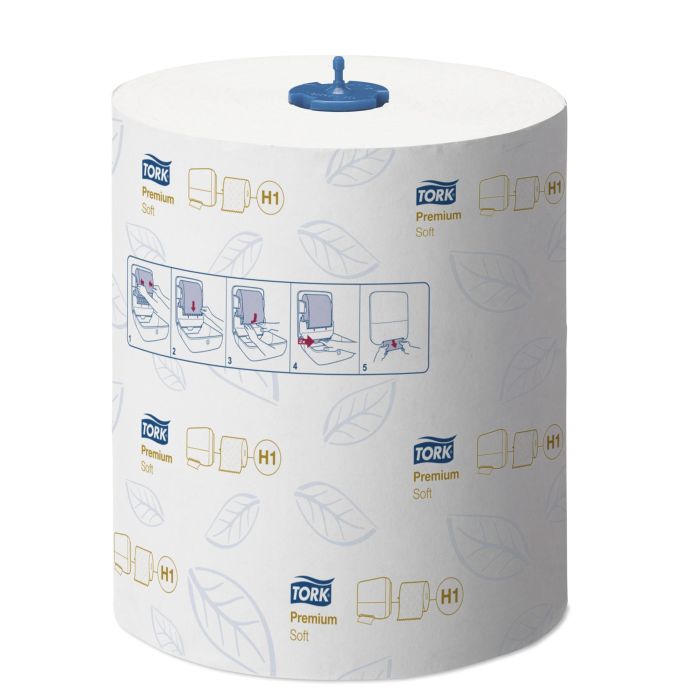Towel roll TORK MATIC Premium white extra soft H1 - carton of 6 rolls