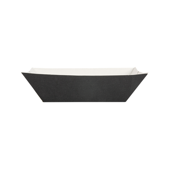 Black tray 480ml 10x6,2x4,8cm pack of 200 (box/9) THEPACK®