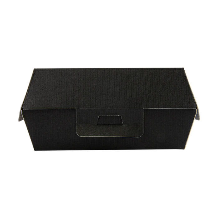 HAMBURGER BOX BLACK LARGE pack of 50 142x137x61mm (box/10)