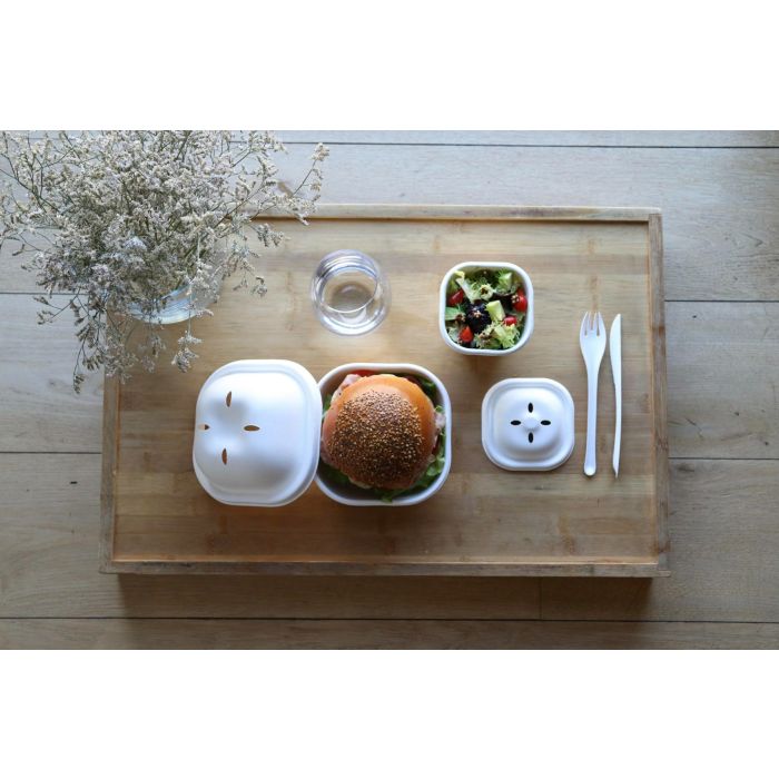 Burger side box 100x100x95mm, 25pcs(k/10)