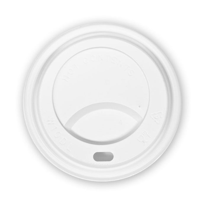 Dekiel do kubka 250 ml biały, śr. 80mm, op. 100 sztuk