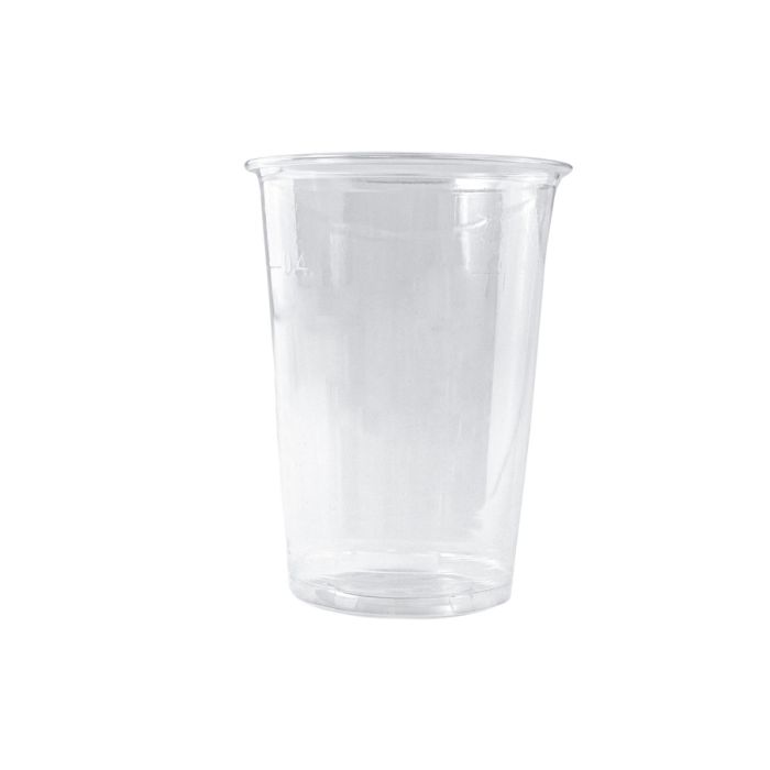 Kubek PET 0,4l średnica 95mm op.50szt. (k/24) 400/550ml gładki, bez przetłoczeń TnP SUP