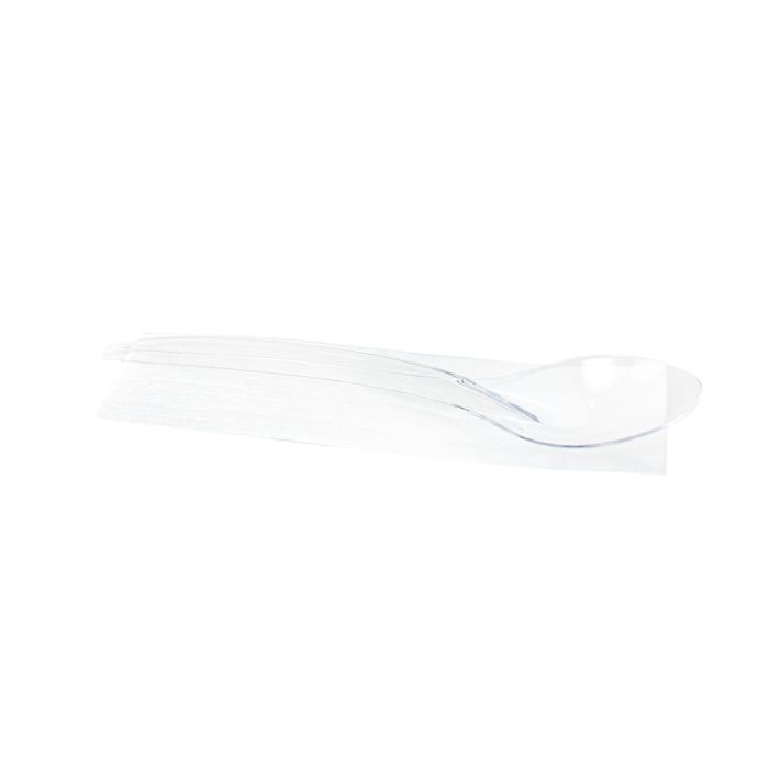 Confection PS premium 3 transparent 200pcs spoon+service in foil, TnP H+