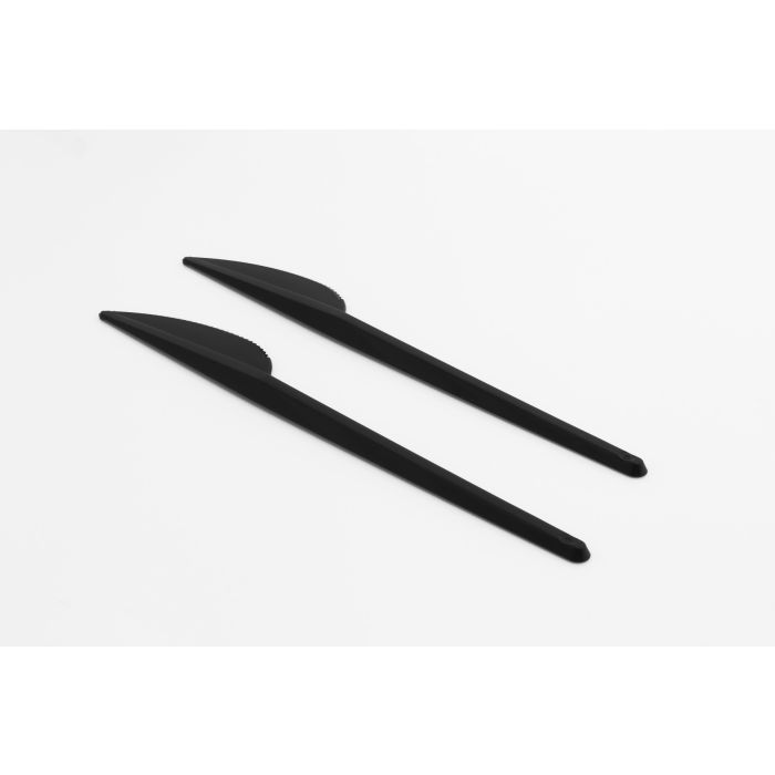 Knife (pack of 100) TnP S+ black stackable reusable(k/20) BLACK