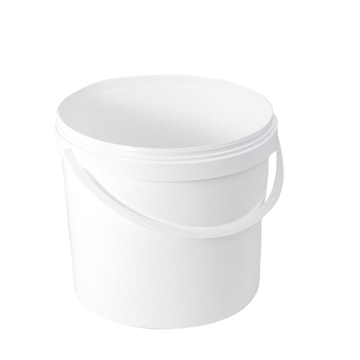 Bucket 3l white + lid 15pcs.