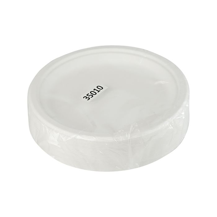 Sugar cane plate 23cm, 50pcs.