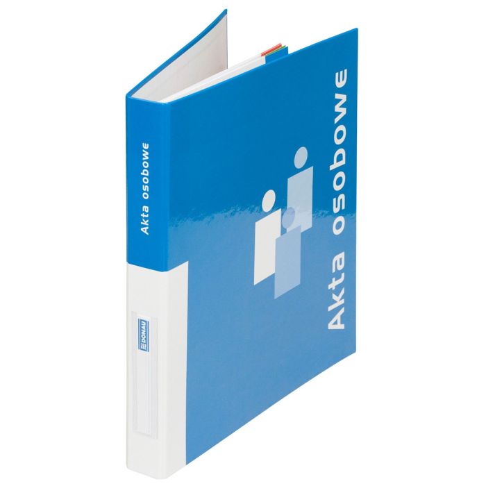 Ring Binder DONAU for personal files, cardboard, A4/2R/20mm, blue