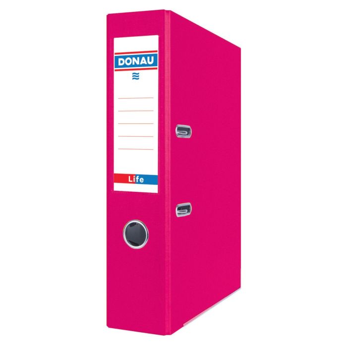 Binder DONAU Life, Neon, A4/75 mm, pink