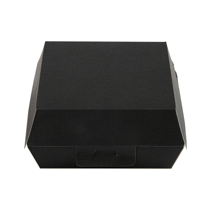 HAMBURGER BOX BLACK LARGE pack of 50 142x137x61mm (box/10)
