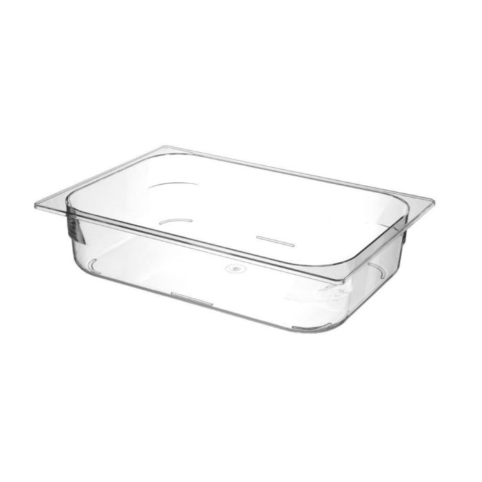 Transparent polycarbonate ice cream tray sty 360x250x(H)80 mm