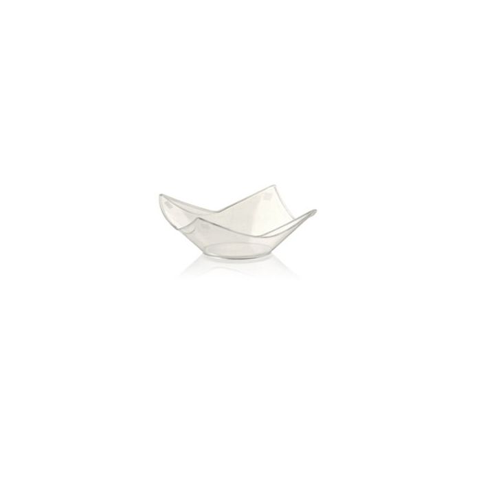 FINGERFOOD - pucharek DOMINO III transparentny PS 6cm x 6cm x h.2,5cm op. 50 sztuk