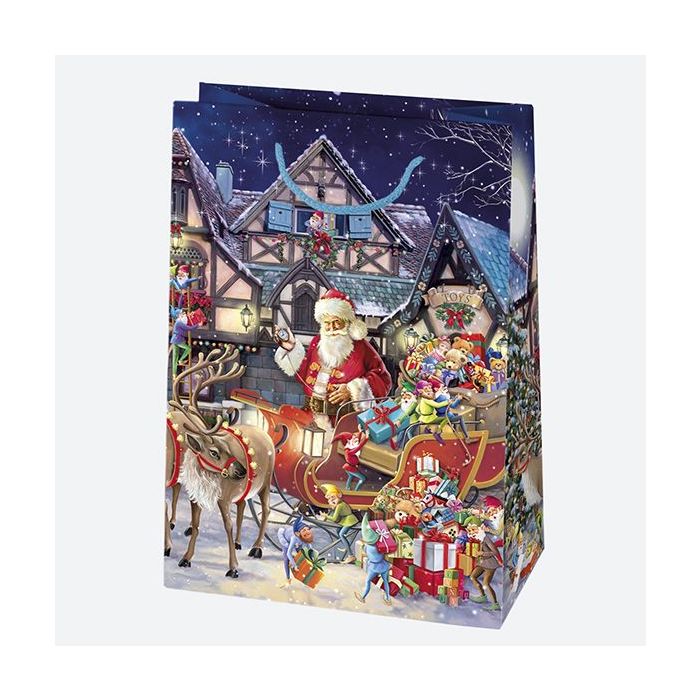 Decorative bags T5 set no. 54 Christmas 23/32cm, 10 pieces