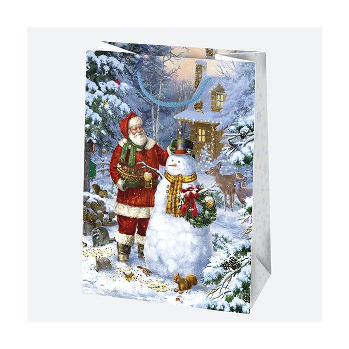 Decorative bags T5 set no. 58 Christmas 23/32cm, 10 pieces